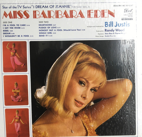 Barbara Eden - Miss Barbara Eden (LP) (Near Mint (NM or M-)) USED