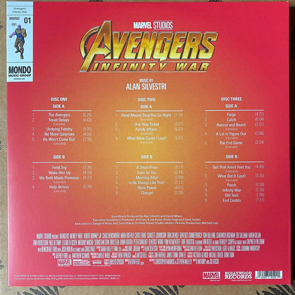 Alan Silvestri - Avengers: Infinity War / Avengers: Endgame (LP) (Near Mint (NM or M-)) USED