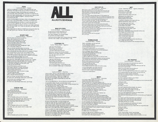 ALL - Allroy's Revenge (LP) (Very Good Plus (VG+)) USED