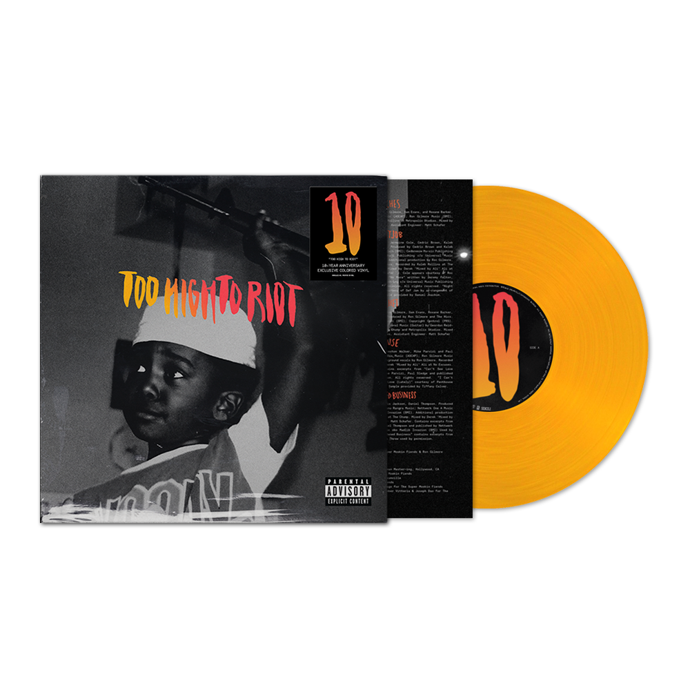 Bas - Too High To Riot LP (10-Year Anniversary, Sunset Glass)