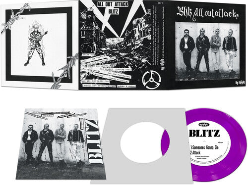 Blitz - All Out Attack - Purple (Colored Vinyl, Purple)