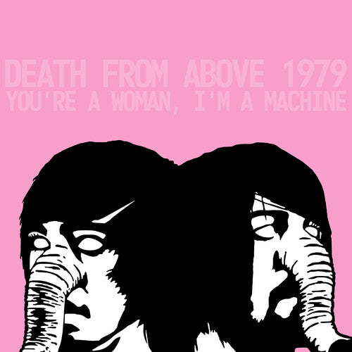 Death From Above 1979 - You're a Woman, I'm A Machine LP (RKTBR25) (Clear Pink Splatter Vinyl, Brick & Mortar Exclusive)