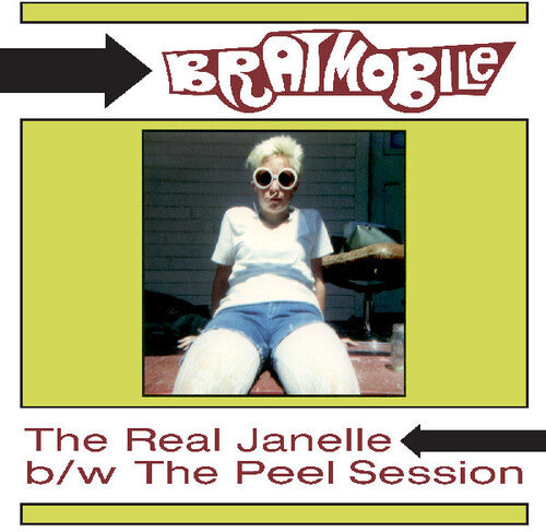 Bratmobile - The Real Janelle b/w The Peel Session LP RSD BF 2025 Exclusive, Limited Edition, Maroon Colored Vinyl)
