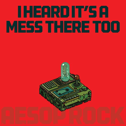 Aesop Rock - I Heard It's a Mess There Too LP (Red Colored Vinyl)
