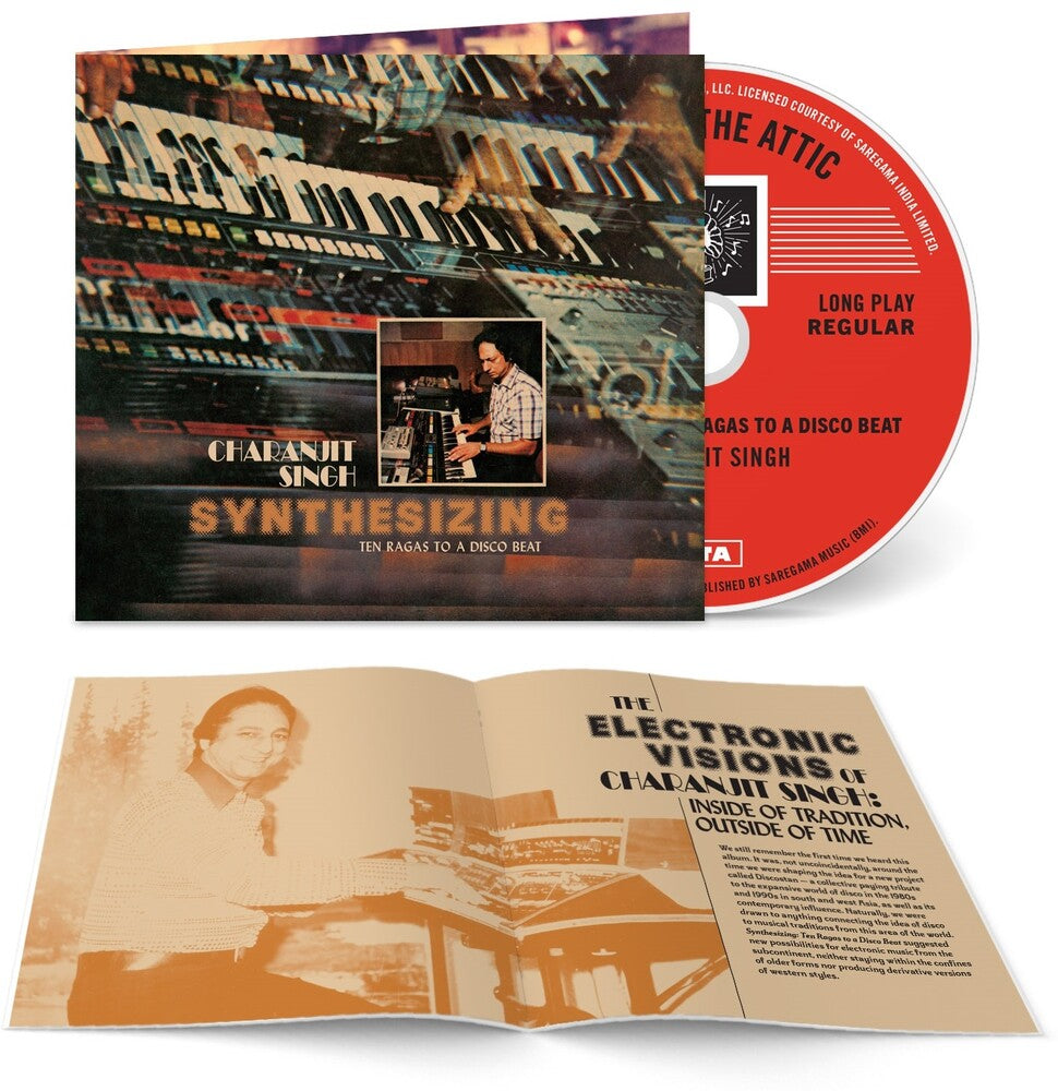 Charanjit Singh - Synthesizing: Ten Ragas To A Disco Beat CD (Deluxe) (Preorder: Ships August 7, 2026)