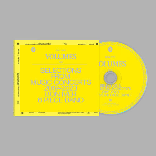 BON IVER - Volumes: One Selections From Music Concerts 2019-2023 6 Piece Band CD