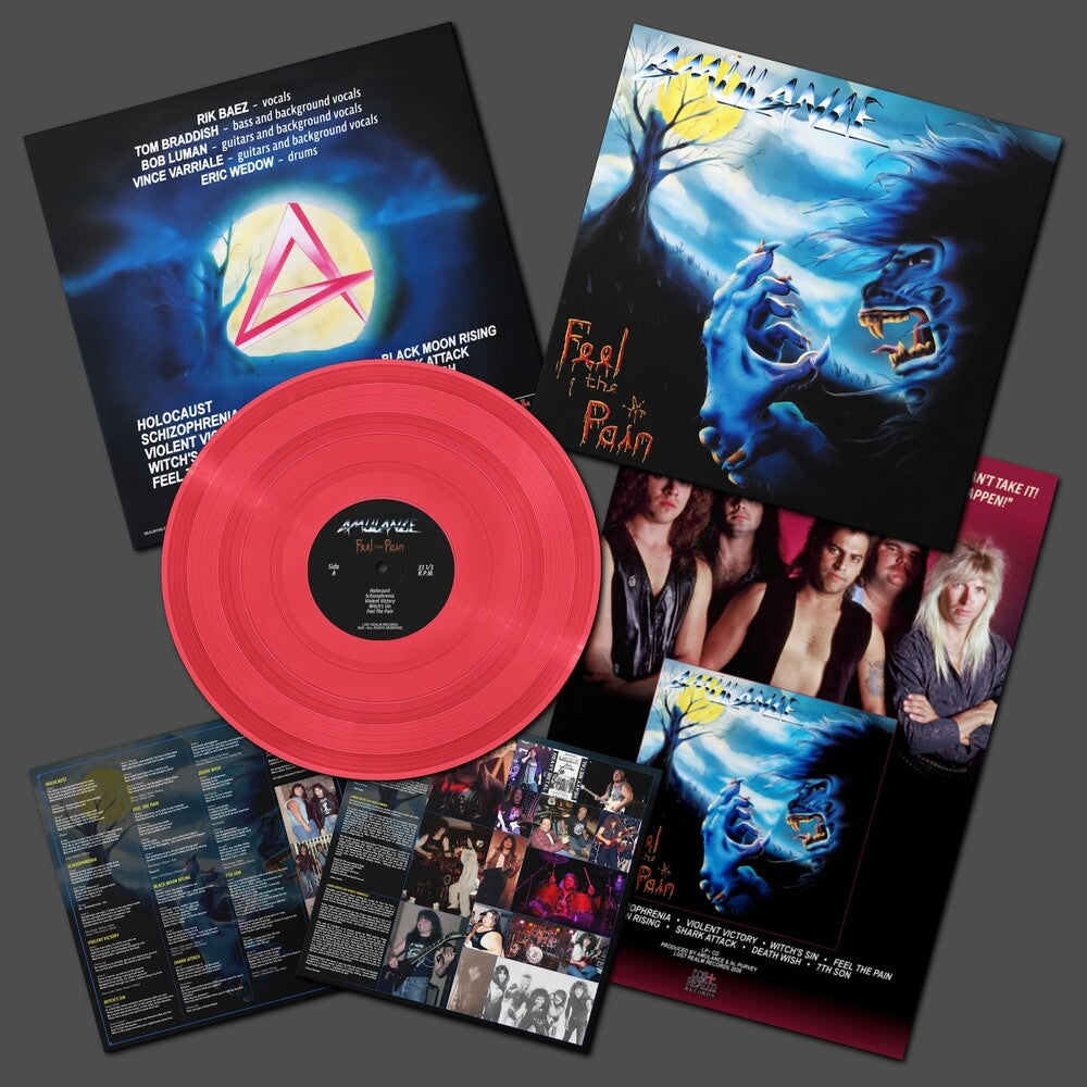 Amulance - Feel The Pain LP (Colored) (Preorder: Ships June 26, 2026)