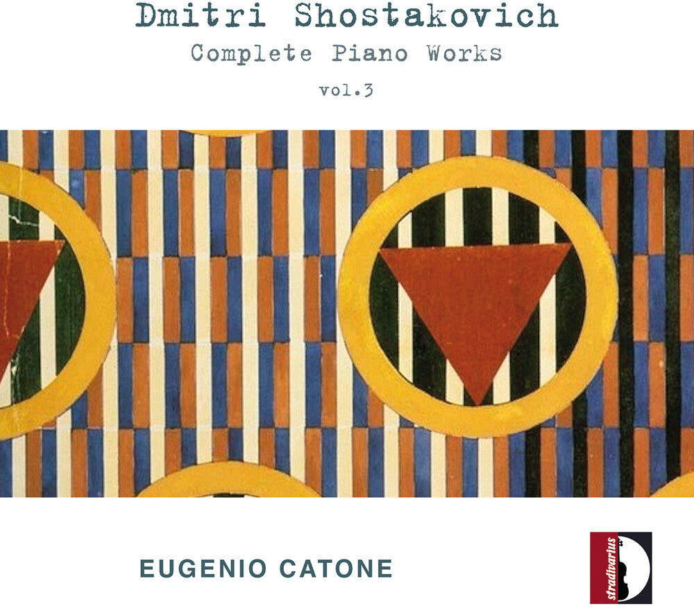 Eugenio Catone - Dmitri Shostakovich: Complete Pno Works Vol. 3 CD (Preorder: Ships June 5, 2026)