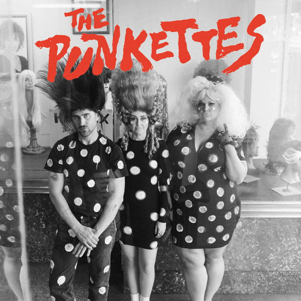 Hunx & His Punx - Punkettes - Eco Mix Cherry Red Vinyl 7" (Colored, Red) (Preorder: Ships June 12, 2026)