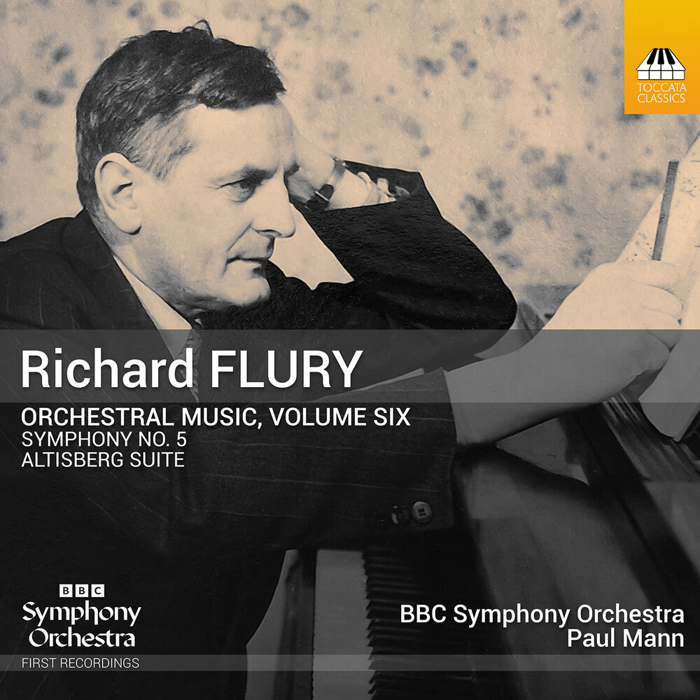 BBC Symphony Orchestra - Richard Flury: Orchestral Music Vol. 6 CD (Preorder: Ships July 3, 2026)