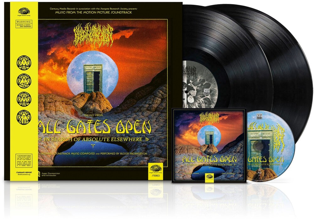 Blood Incantation - All Gates Open (Original Motion Picture Soundtrack, Black Vinyl with Blu Ray) (Preorder: Ships June 5, 2026)