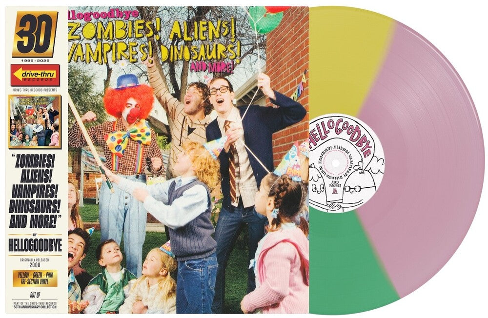 Hellogoodbye - Zombies Alien Vampires Dinosaurs LP (B-Sides, Aniv) (Preorder: Ships June 5, 2026)