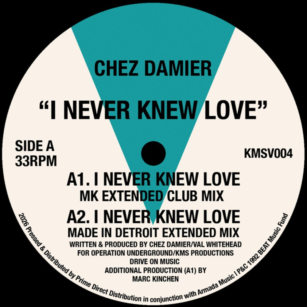 Chez Damier - I Never Knew Love 12" (Preorder: Ships July 10, 2026)