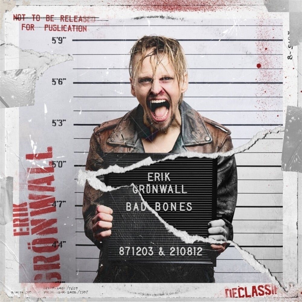 Erik Gronwall - Bad Bones LP (red Splatter, i) (Preorder: Ships June 12, 2026)