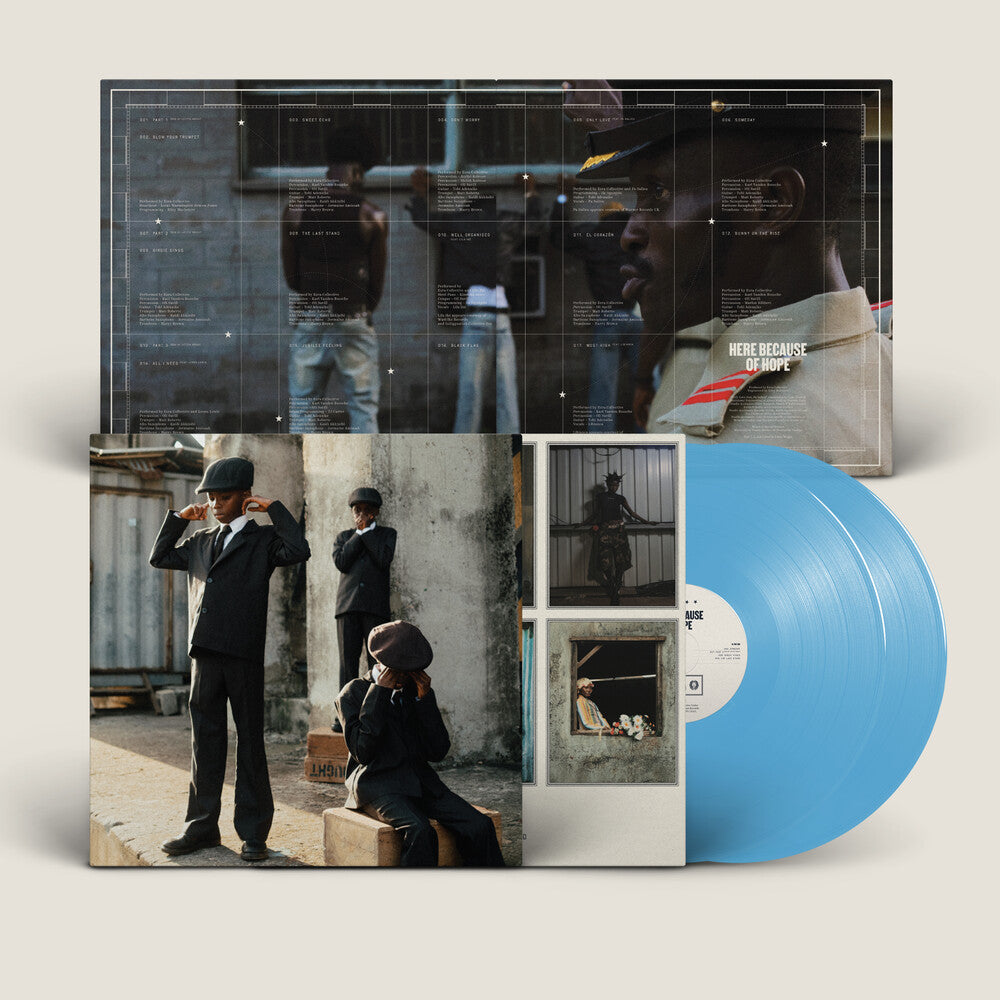 Ezra Collective - Here Because Of Hope LP (Translucent Blue) (Preorder: Ships September 18, 2026)