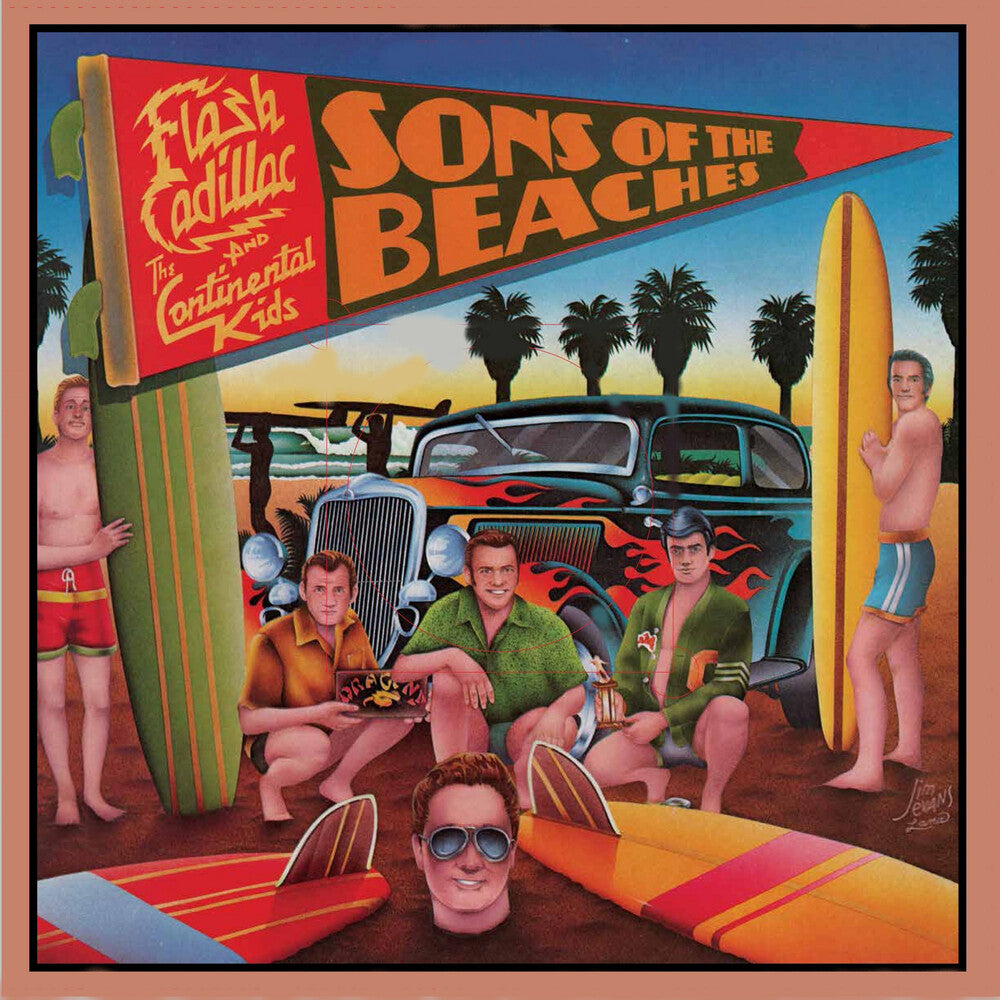 Flash Cadillac & the Continental Kids - Sons of the Beaches LP (coral Beach) (Preorder: Ships July 10, 2026)