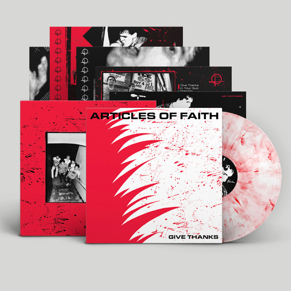 Articles Of Faith - Give Thanks LP (Colored, Limited Edition, Pnk, Wht, Uk) (Preorder: Ships July 31, 2026)
