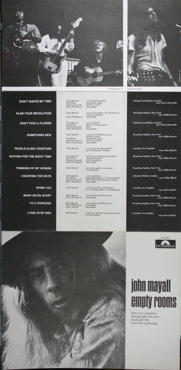 John Mayall - Empty Rooms (LP) (Near Mint (NM or M-)) USED