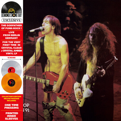 Iggy Pop - Live In Berlin 1991 2LP (RSD Exclusive, Color Vinyl)