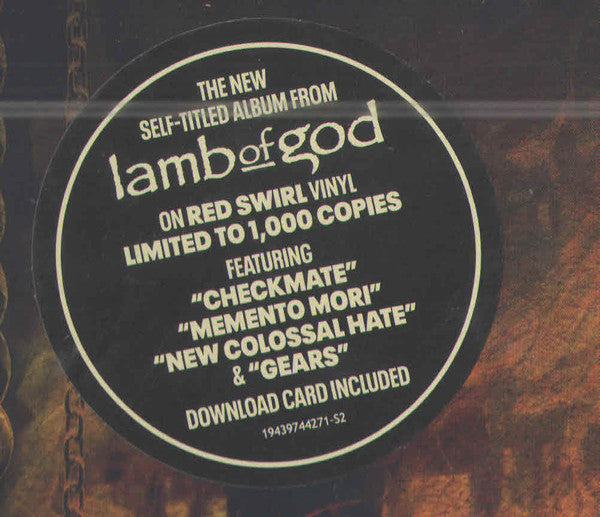 Lamb Of God - Lamb Of God (LP) (Near Mint (NM or M-))