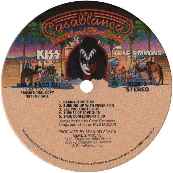 Kiss, Gene Simmons - Gene Simmons (LP) (Very Good Plus (VG+)) USED