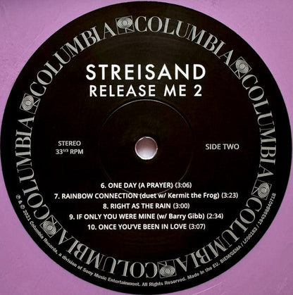 Barbra Streisand - Release Me 2 (LP) (Near Mint (NM or M-)) USED