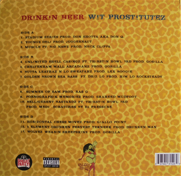 Da Buze Bruvaz - Drinkin' Beer Wit Prostitutez (2xLP) (Near Mint (NM or M-)) USED