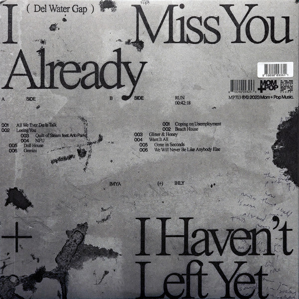 Del Water Gap - I Miss You Already + I Haven’t Left Yet (Used Vinyl)