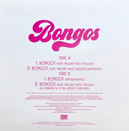 Cardi B Feat. Megan Thee Stallion - Bongos (12") (Near Mint (NM or M-)) USED