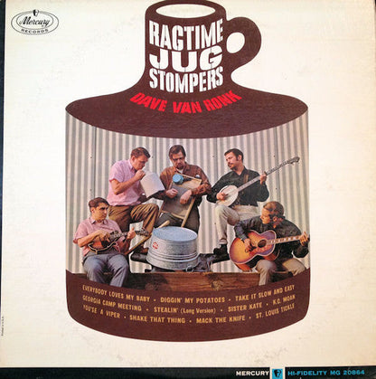 Dave Van Ronk With The Ragtime Jug Stompers - Ragtime Jug Stompers (LP) (Very Good (VG)) USED