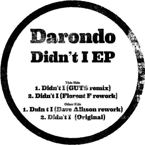 Darondo - Didn't I EP 12” LP