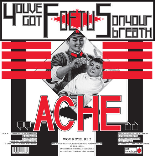 Foetus - ACHE LP (Colored Vinyl, White, Digital Download Card, Limited Edition)