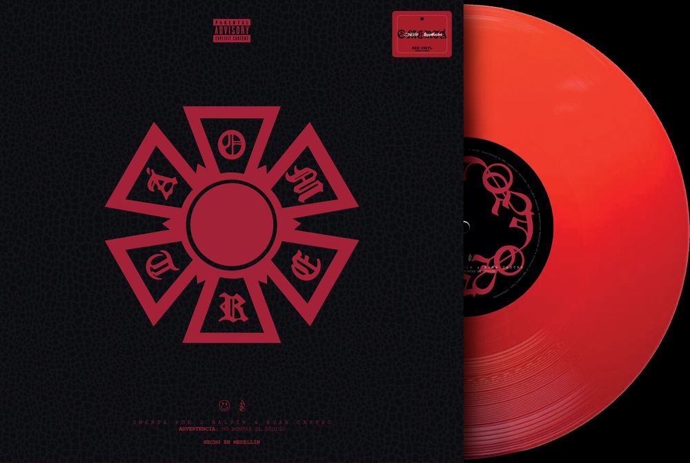 J Balvin & Ryan Castro - OMERTA LP (Red)