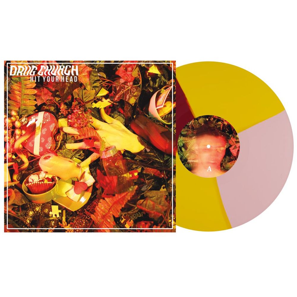 Drug Church - Hit Your Head LP (Indie Exclusive Baby Pink/Canary Yellow/Oxblood Quad) (Preorder: Ships June 5, 2026)
