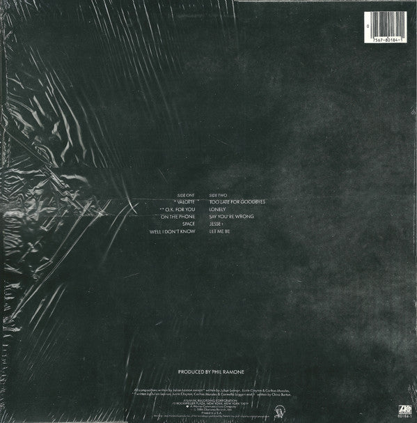 Julian Lennon - Valotte (LP) (Mint (M))