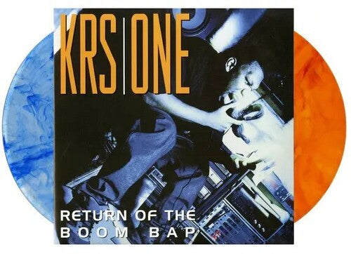 KRS-One & Marley Marl - Return Of The Boom Bap 2LP (Blue & Orange Colored Vinyl, Gatefold LP Jacket)