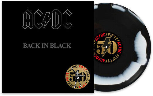 AC/DC - Back In Black: 50th Anniversary LP (Black & White Colored Vinyl)