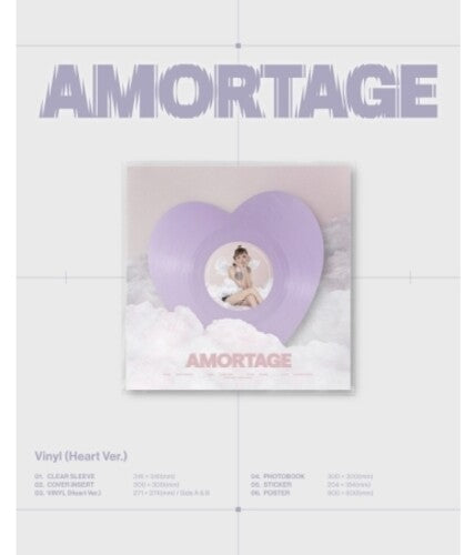 Jisoo - Amortage LP (Asia, Heart Version, Photo Book, Poster, Sticker)