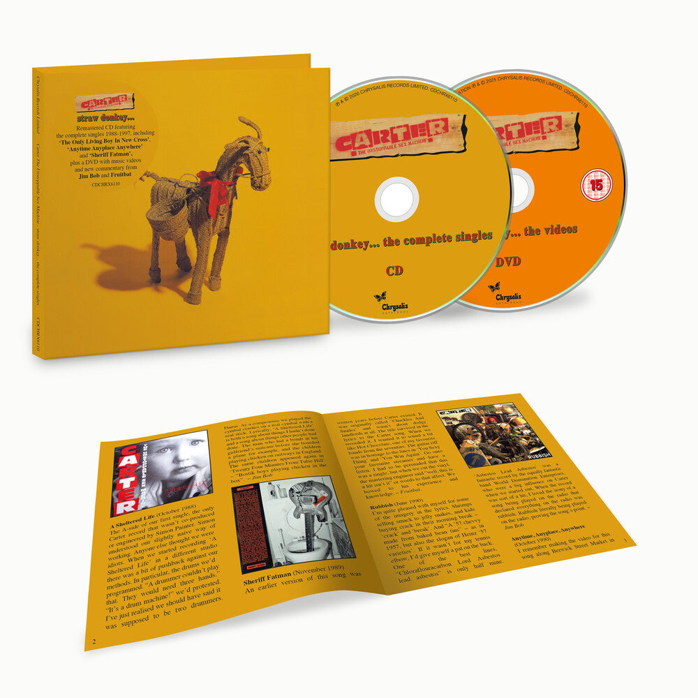 Carter The Unstoppable Sex Machine - Straw Donkey - The Complete Singles CD