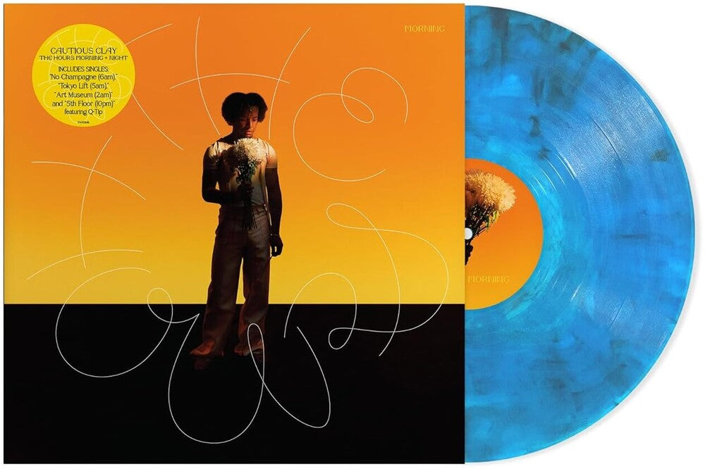 Cautious Clay - The Hours: Morning + Night LP (Eco-Blue)