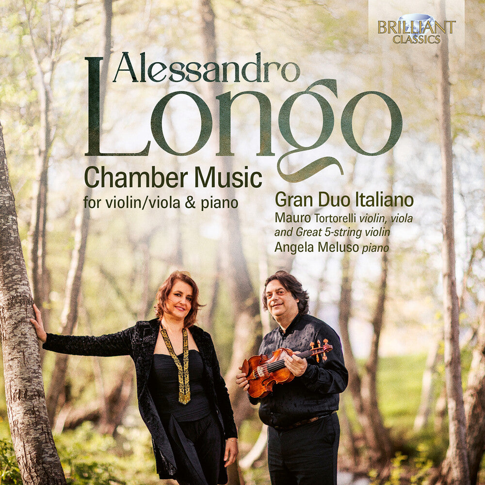 Gran Duo Italiano - Longo: Chamber Music For Violin/Viola & Piano CD (Preorder: Ships June 26, 2026)