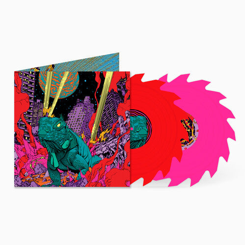 King Gizzard & The Lizard Wizard - Petrodragonic Apocalypse Live 2LP (Pink & Red Colored Vinyl, Unique Shape, Gatefold LP Jacket)