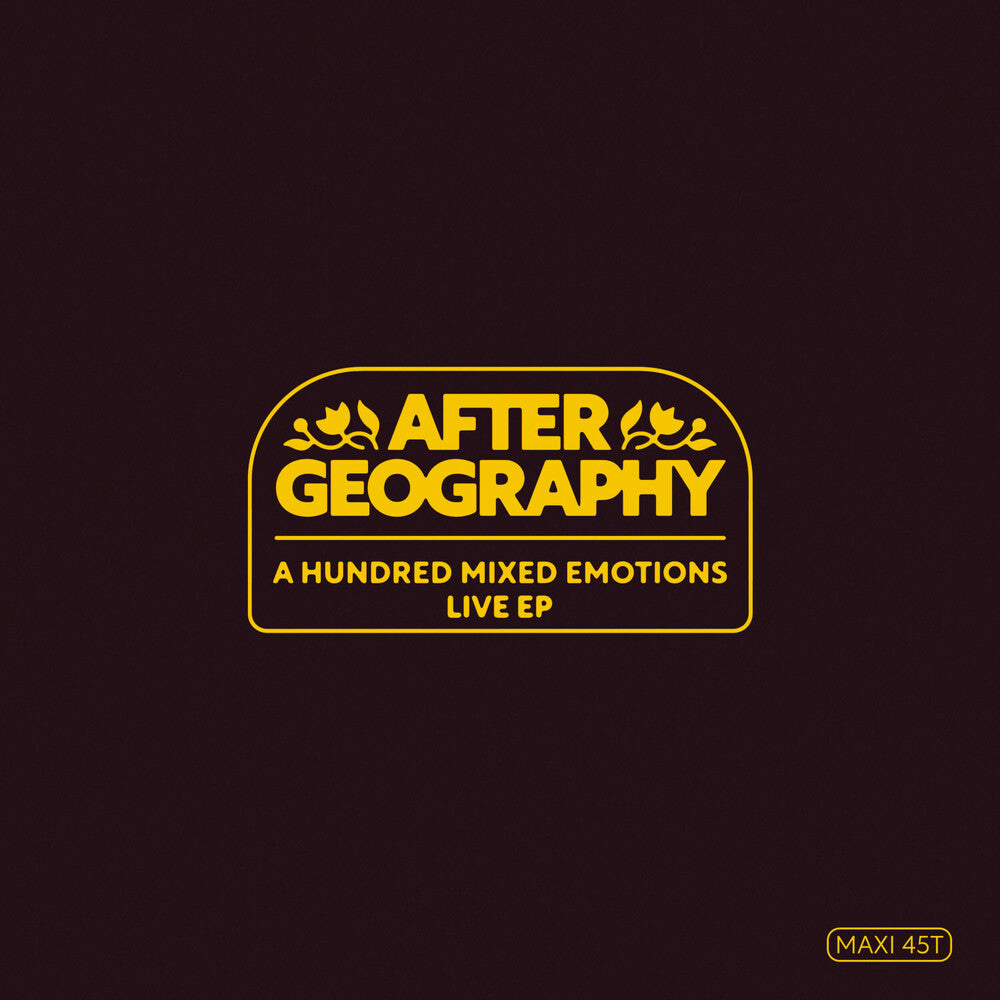After Geography - Hundred Mixed Emotions Live LP (Indie Exclusive, Indie Exclusive) (Preorder: Ships June 19, 2026)