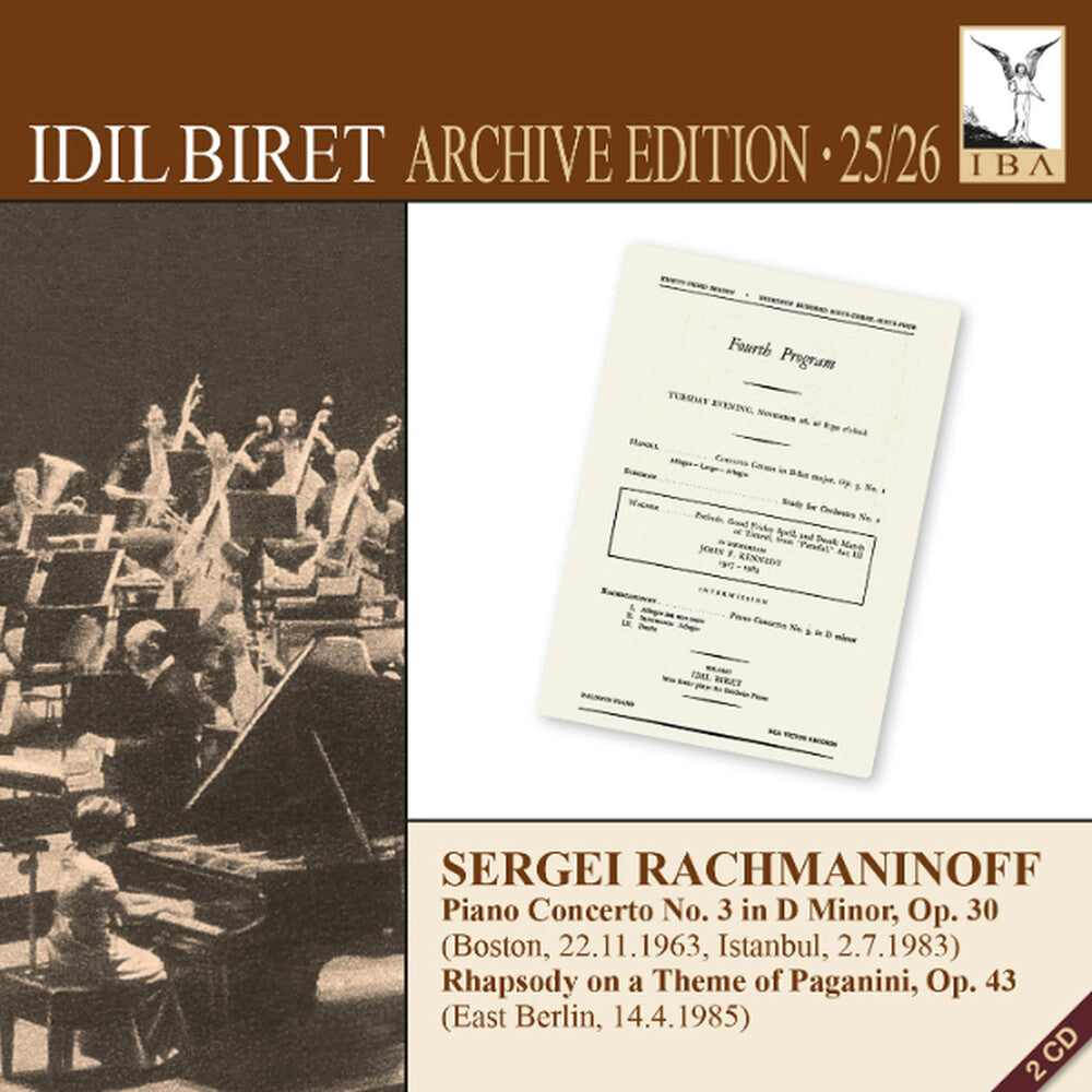 Idil Biret - Rachmaninoff: Pno Concerto No. 3 & Rhapsody On A CD (Preorder: Ships June 5, 2026)