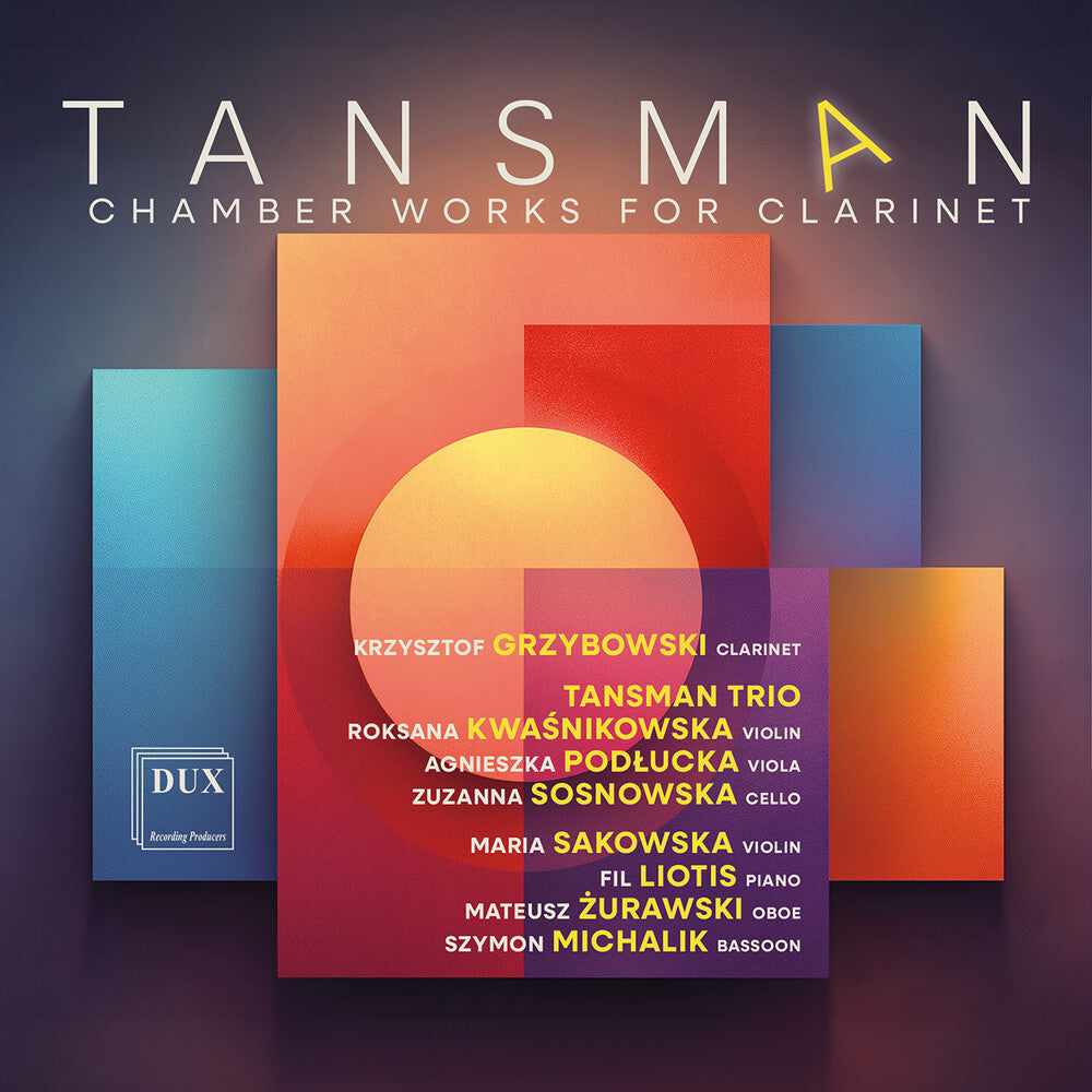 Krzysztof Grzybowski - Tansman: Chamber Works For Clarinet CD (Preorder: Ships July 3, 2026)