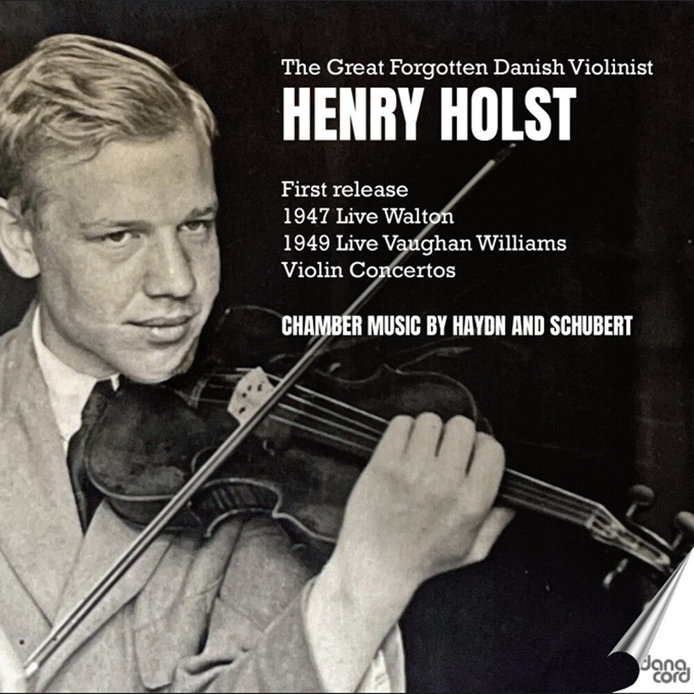 Henry Holst - Great Forgotten Danish Violinist Henry Holst CD (Preorder: Ships July 17, 2026)