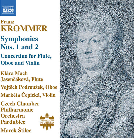 Klara Jasencakova  Mach - Krommer: Symphonies Nos. 1-2 CD (Preorder: Ships July 24, 2026)
