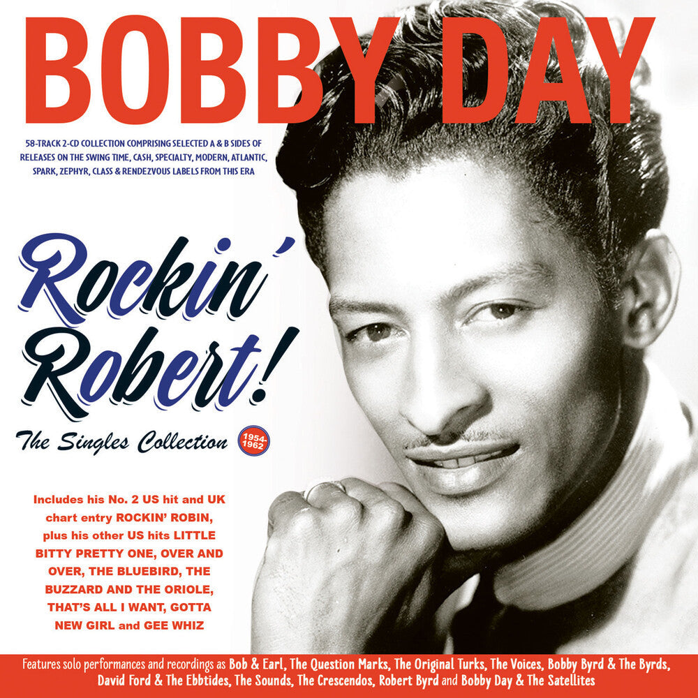 Bobby Day - Rockin' Robert The Singles Collection 1954-62 CD (Preorder: Ships July 10, 2026)