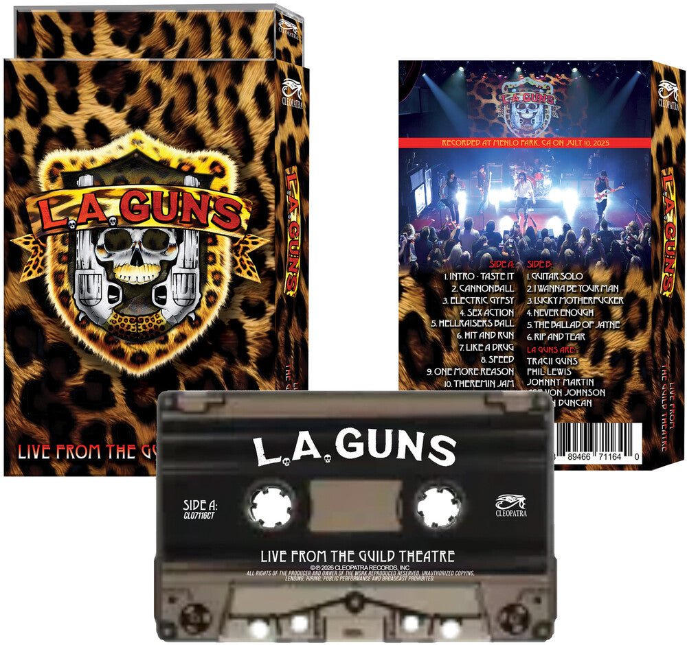 L.A. Guns - Live From The Guild Theatre Cassette (Preorder: Ships July 3, 2026)