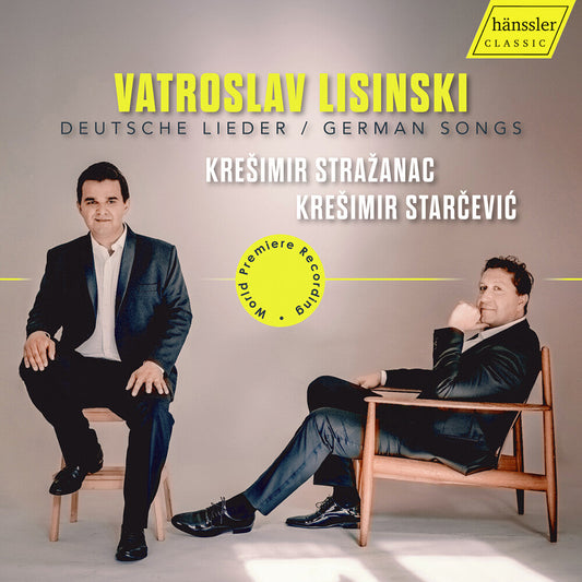 Kresimir Strazanac - Lisinski: Deutsche Lieder CD (Preorder: Ships August 7, 2026)